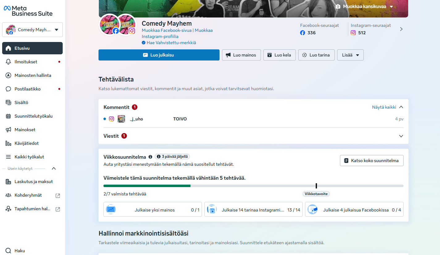 Etusivu